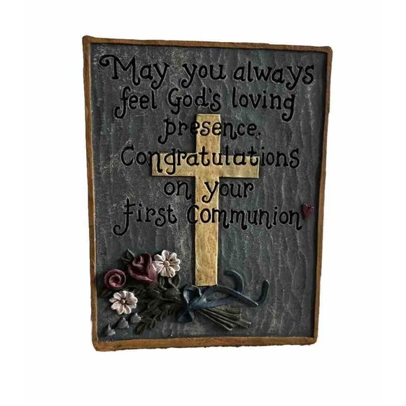 Deb Strain Other - Deb Strain First Holy Communion Prayer Plaque Sign Gift For Girl or Boy Keepsake